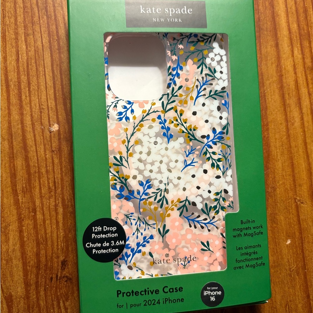 Kate Spade Floral iPhone 16 Case